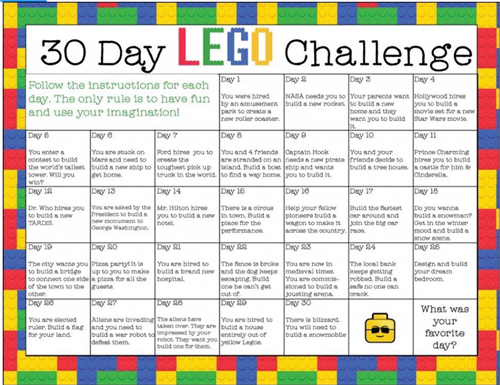 lego calendar 